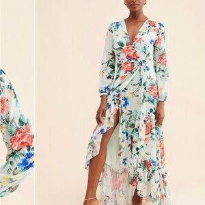 Yumi Kim Floral Wrap Dress NWT
